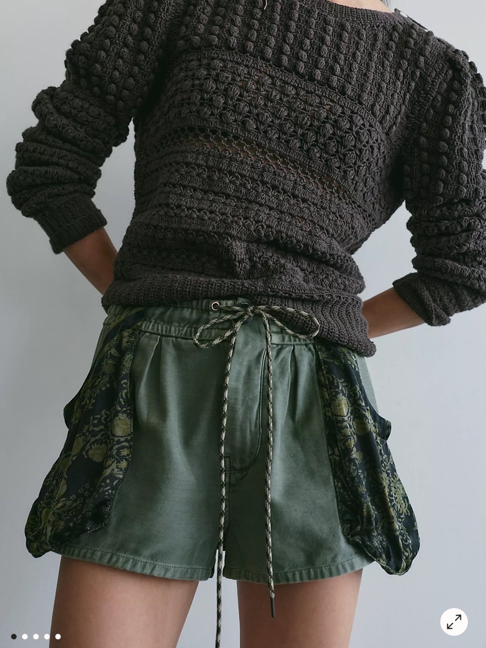 Free people Sabrina Pull-On Scarf Shorts